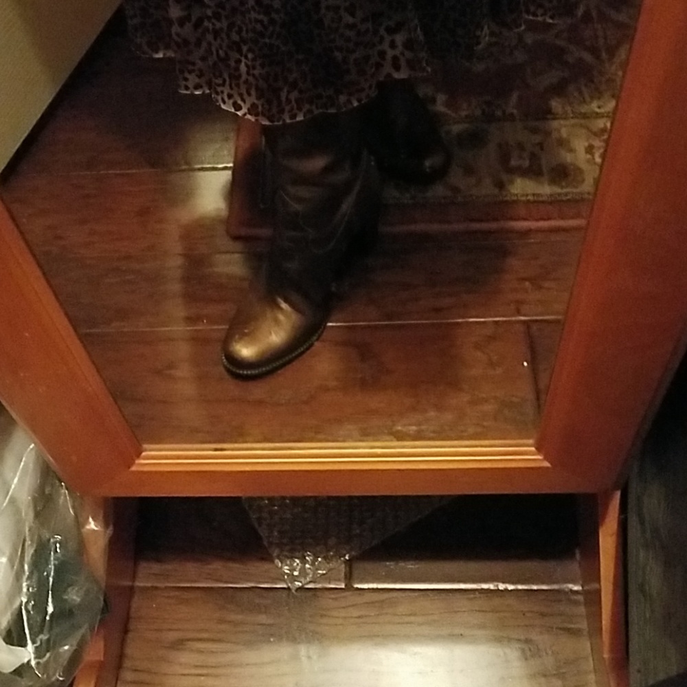 Gianni Bini Western flare leather boots - Picture 8 of 8